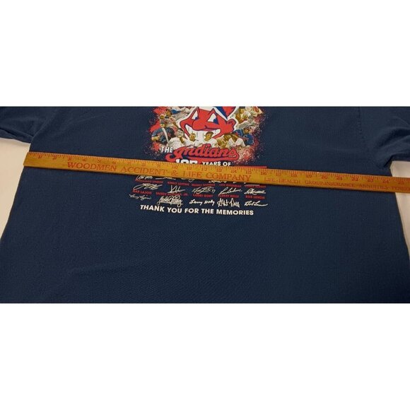Cleveland Indians T Shirt 2XL 105 Years of Baseball Memories 2020 Wahoo MLB - Picture 4 of 9